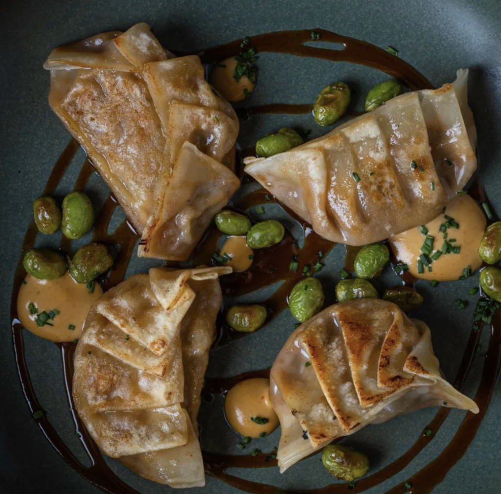 Gyozas Pollo