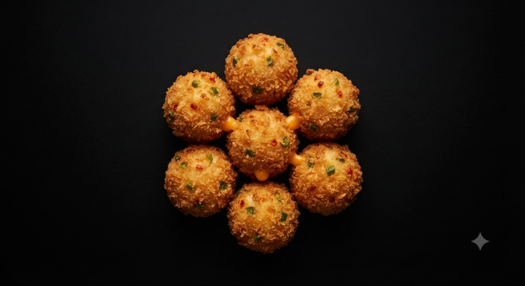 Cheddar Bites con Jalapeños