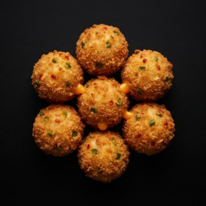 Cheddar Bites con Jalapeños