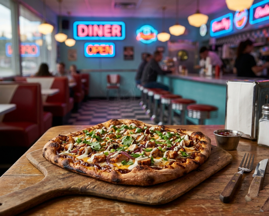 BBQ pizza