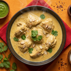 Pollo salsa korma